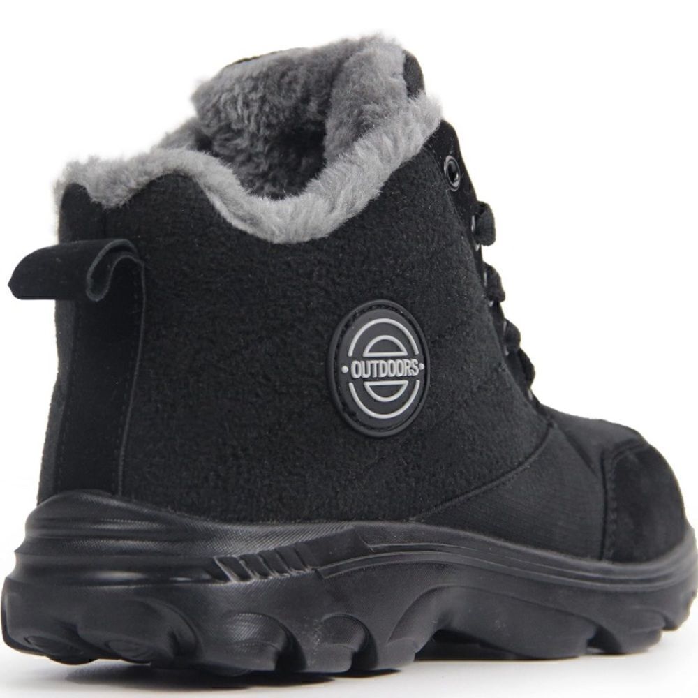 Snow Boots Faux Fur Lined Booties Anti-Slip Ankle Boots Winter Sneakers Size 9 - Picture 7 of 8